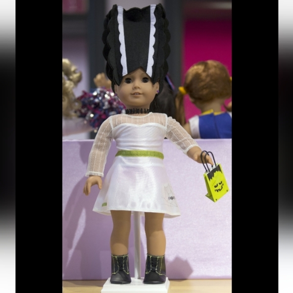 AG Truly Me Mod Monster Bride of Frankenstein Halloween American Girl Outfit Set - Picture 3 of 15